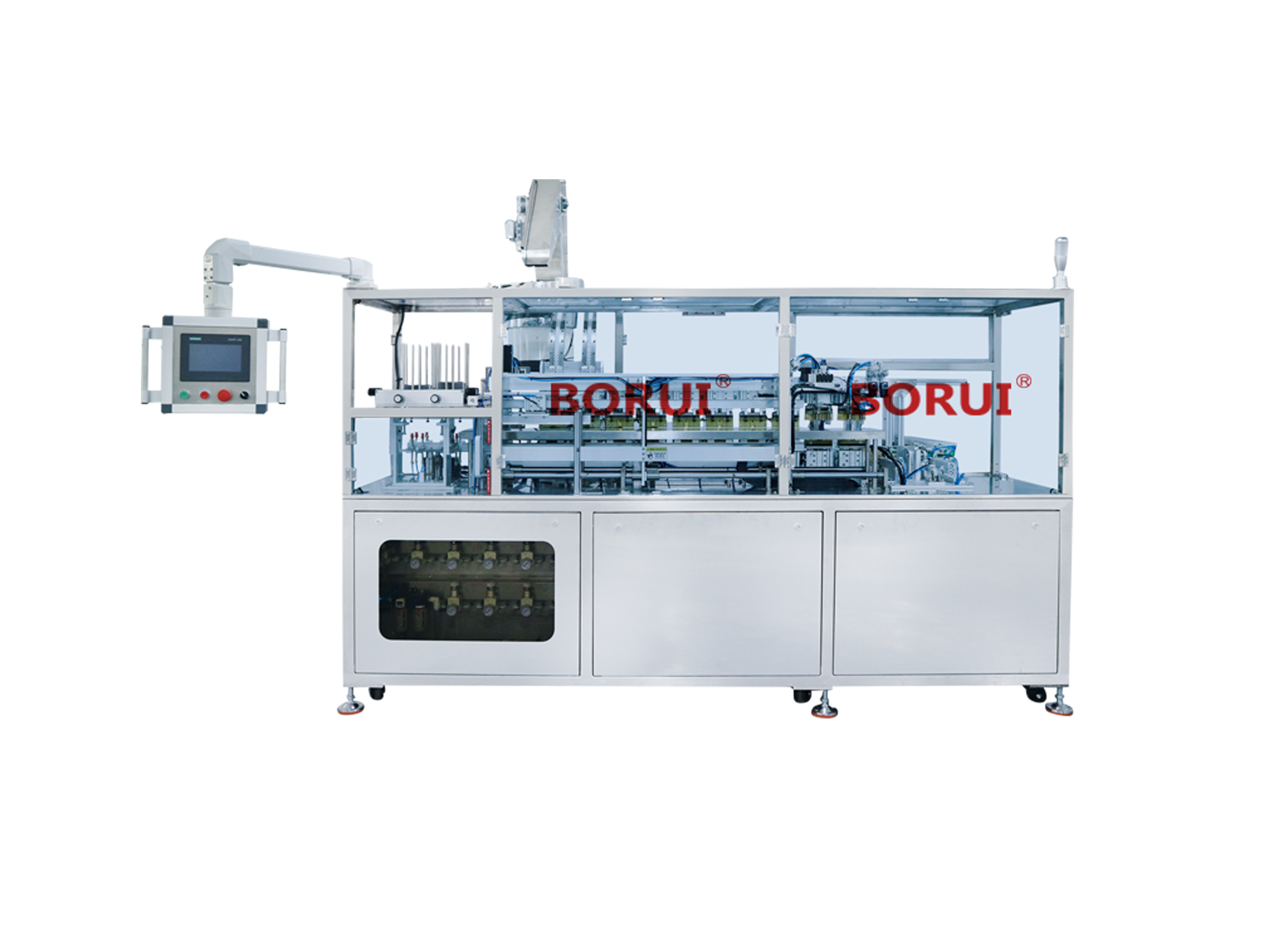 Automatic Double Bag-feeding Nozzle Welding Machine