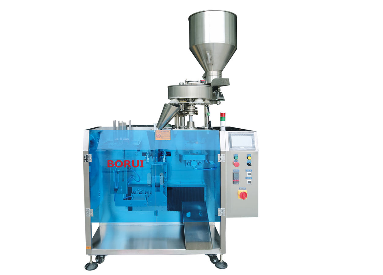 Automatic straight screw horizontal bag feeding packaging machine