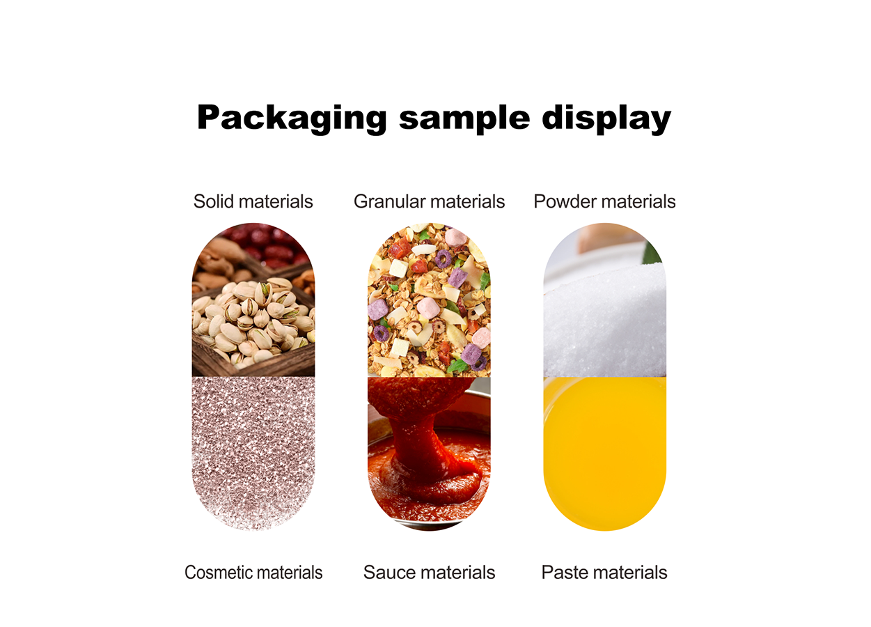 Automatic straight screw horizontal bag feeding packaging machine