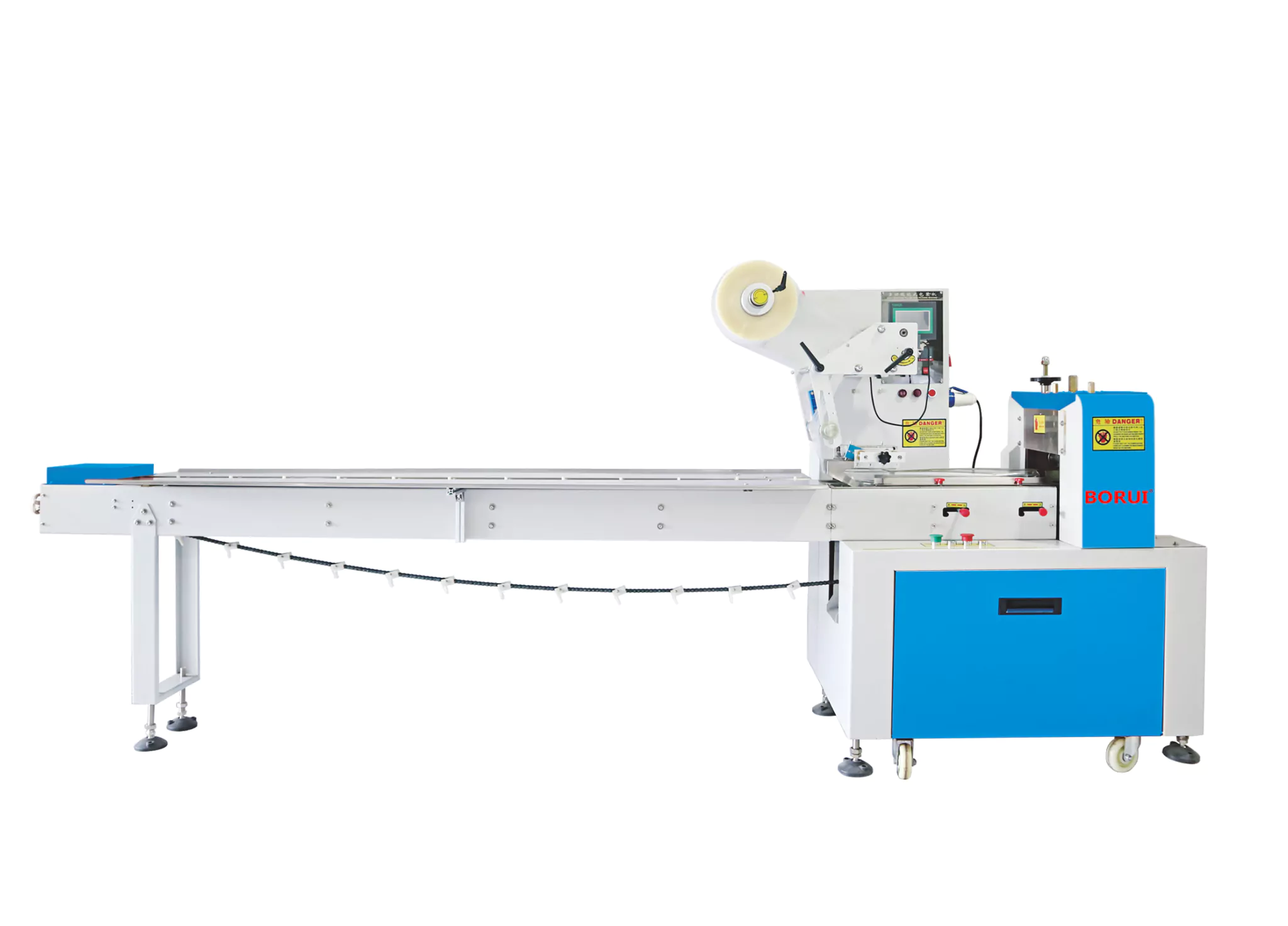 Full servo up film pillow packaging machine