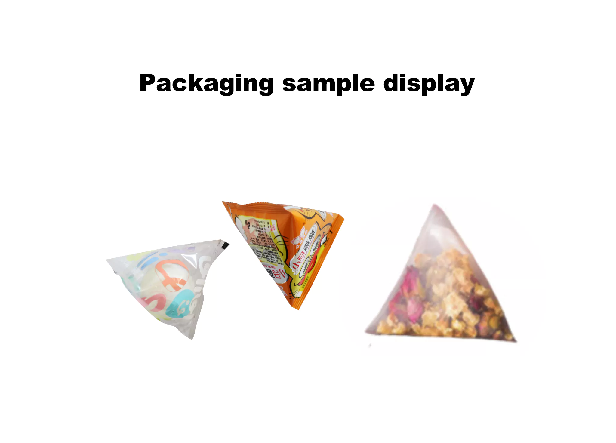 Dual-material Triangle Bag Packaging Machine